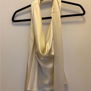 Orseund Iris Cream Drape Blouse